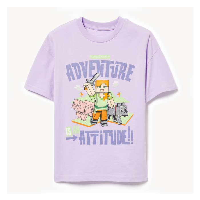 Kid Girls' Minecraft T-Shirt
